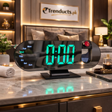 Chrono Beam LED Laser Projection Digital Alarm Clock