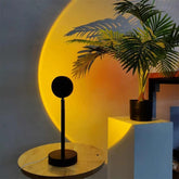 Sunset Projector Lamp, Atmosphere Led Night Light For Bedroom, Coffee Shop Background Wall Decoration, USB Table Lamp, 180˚ Degree Rotation Led Night Light