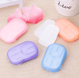 Set Of 5 Travel Scented Paper Soap,Travel Disposable Soap Sheet, Soap Paper Sheet