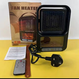 Electric Fan Heater – 800W Compact Warm Air