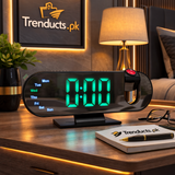 Chrono Beam LED Laser Projection Digital Alarm Clock