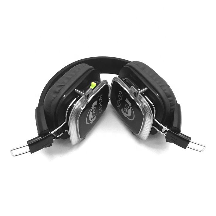 3 Channel Silent Disco Headphone for Silent Party with LED Lights