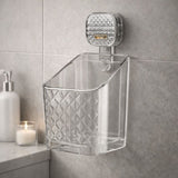 Premium Glacier Texture Suction Wall Bathroom Organizer (High Quality)