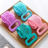 Silicone Back Scrubbing Belt, Silicone Back Towel Scrubber, Body Sponge Silicon Brush Bath Towel, Skin Care Brushes