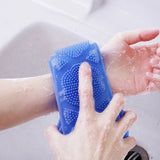 Silicone Back Scrubbing Belt, Silicone Back Towel Scrubber, Body Sponge Silicon Brush Bath Towel, Skin Care Brushes