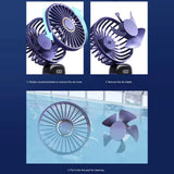 Foldable 5-Speed Rechargeable Portable Mini Fan